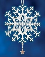Набор для вышивания бисером Звездный кристалл (снежинка)