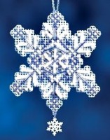 Набор для вышивания бисером Сапфир кристалл (снежинка) /MH16-2304