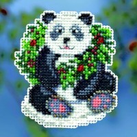 Набор для вышивания Рождественский панда /MH18-4304