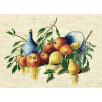 Набор для вышивания крестом Натюрморт с фруктами
