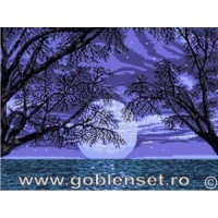 Набор для вышивания Голубая ночь (Blue night) гобелен /G973