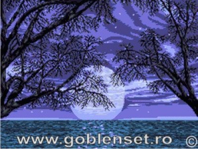 Набор для вышивания Голубая ночь (Blue night) гобелен