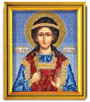 Набор для вышивания из ювелирного бисера Икона Св. Кристина /В-334