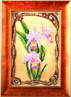 Набор для вышивания ювелирным бисером Грациозные орхидеи /В-416