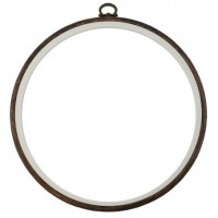Пяльцы-рамка круглые, диаметр 10 см /N9004-W