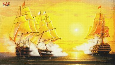 Набор для изготовления картины в алмазной технике (алмазная мозаика)