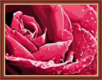 Набор для создания картины с алмазными стразами Розы цвет