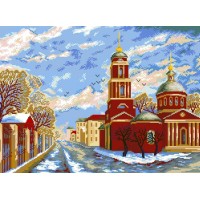 Набор для изготовления картины стразами (алмазная мозаика-вышивка) Замоскворечье