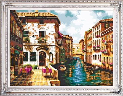 Набор для создания картины с алмазными стразами Канал в Венеции
