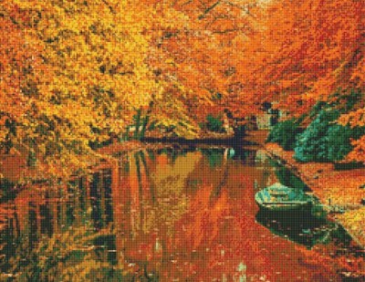 Набор для вышивания Осенняя прогулка на лодке