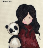 Набор для вышивания крестом Gorjuss Panda Girl /XG28