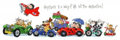 Набор для вышивания крестом Happiness Is A Way Of Life