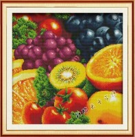 Набор для вышивки крестом Свежие фрукты (New Fresh Fruits) /090602