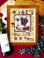 Набор для вышивки крестом Виноградный коллаж (Grape sampler) /090906