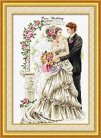 Набор для вышивки крестом Свадьба (Pure Wedding)