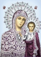 Набор для создания алмазной мозаики Икона Богородица Казанская /HCM226