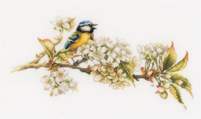 Набор для вышивания Лзоревка (Blue tit)