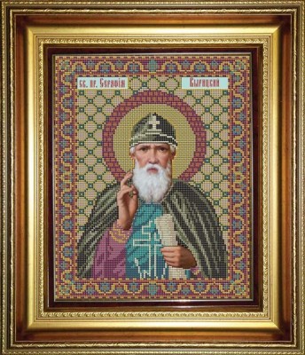 Набор для вышивания бисером Икона Святой преподобный Серафим Вырицкий