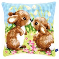 Набор для вышивания Подушка Маленькие кролики /PN-0021437