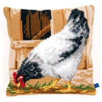 Набор для вышивания Подушка Серая курица /PN-0148109