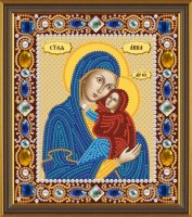 Набор для вышивания бисером Икона Св. Анна с Младенцем Марией