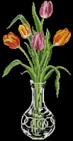 Набор для вышивки крестом Тюльпаны (Tulips)