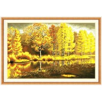 Набор для вышивки крестом Золотые деревья (Golden Tree) /100909