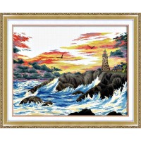 Набор для вышивки крестом Маяк (Lighthouse)