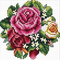 Набор для вышивки крестом Прекрасная роза (Lovely Rose)