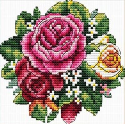Набор для вышивки крестом Прекрасная роза (Lovely Rose)