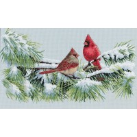 Набор для вышивания Зимние кардиналы