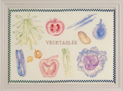Набор для вышивания крестом Овощи (Vegetables)