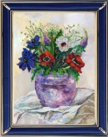 Набор для вышивания бисером Акварельные цветы Анемоны /139ЦВ