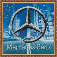 Набор для вышивки бисером Мини на натуральном художественном холсте Mersedes-Benz /АМ-067