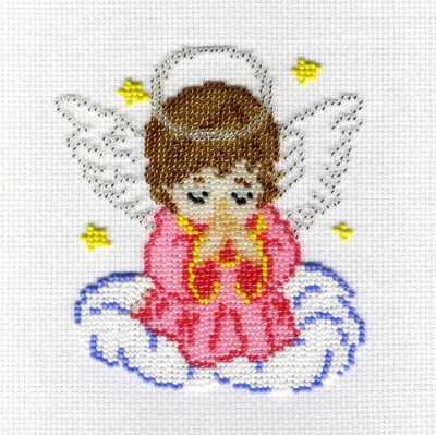 Набор для вышивания Ангелочек в розовом