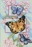 Набор для вышивания Бабочки и бутоны /65022