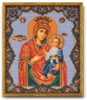 Набор для вышивания бисером Икона Иверская Богородица /В-162