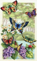 Набор для вышивания Лес бабочек