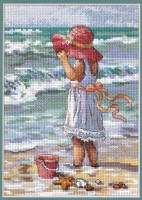 Набор для вышивания Девочка на берегу