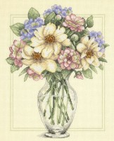 Набор для вышивания Цветы в высокой вазе