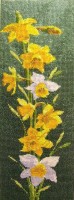 Набор для вышивания Нарциссы. Цветочные панели /469-JCDF