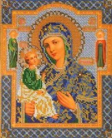 Набор для вышивания бисером Икона Иерусалимская Богородица /В-164