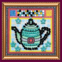 Набор для вышивки бисером Бирюзовый чайник /AMM-012