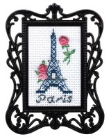 Набор для вышивания с декоративной рамкой Париж /FA026