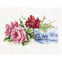 Набор для вышивания Миниатюра с розами /M518