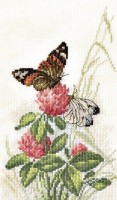 Набор для вышивания Бабочки на клевере