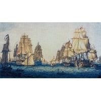 Набор для вышивания Корабли в Алжире /КР-1624