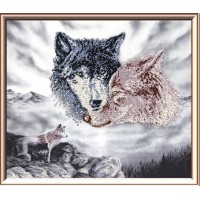 Набор для вышивания бисером Воспоминания волчицы /63001