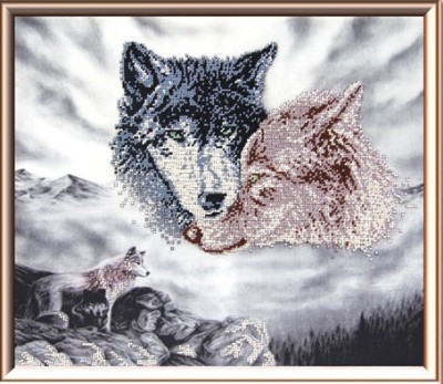 Набор для вышивания бисером Воспоминания волчицы