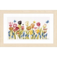 Набор для вышивания Тюльпаны (Tulips) лен